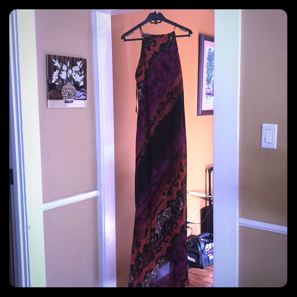 Thin strap maxi dress